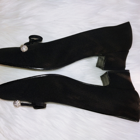 Vintage Stuart Weitzman Bow Block Heel 8W - Picture 2 of 6